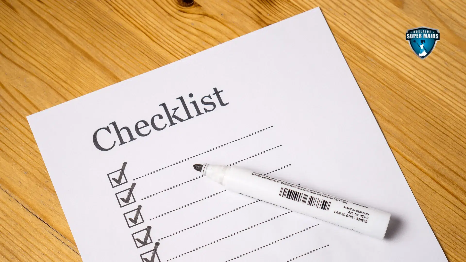 vacate clean checklist